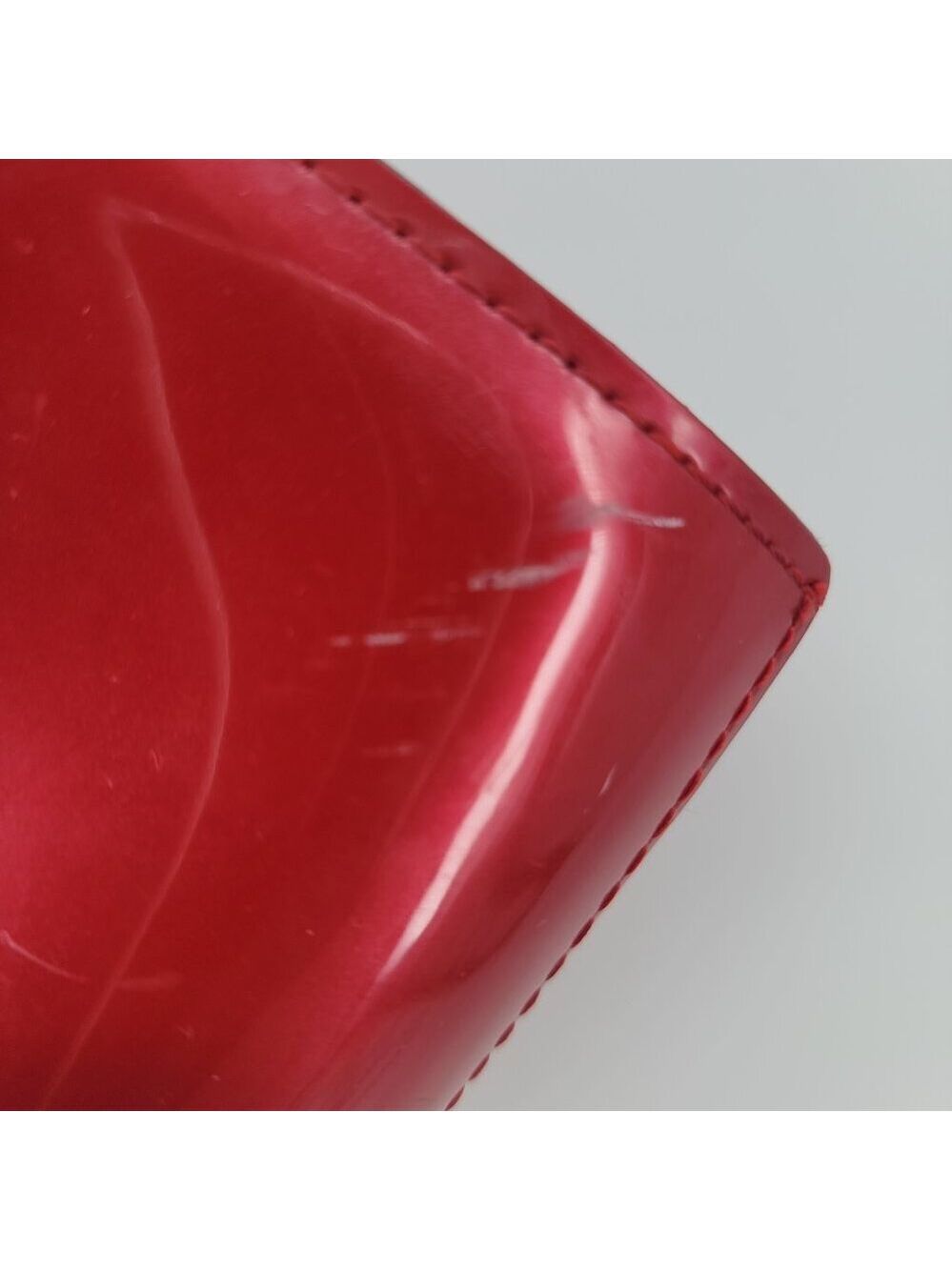 Beijo Red Patent Finish Shoulder Bag Y2K Sculptural Crescent Purse Retro Futuris - Picture 4 of 10